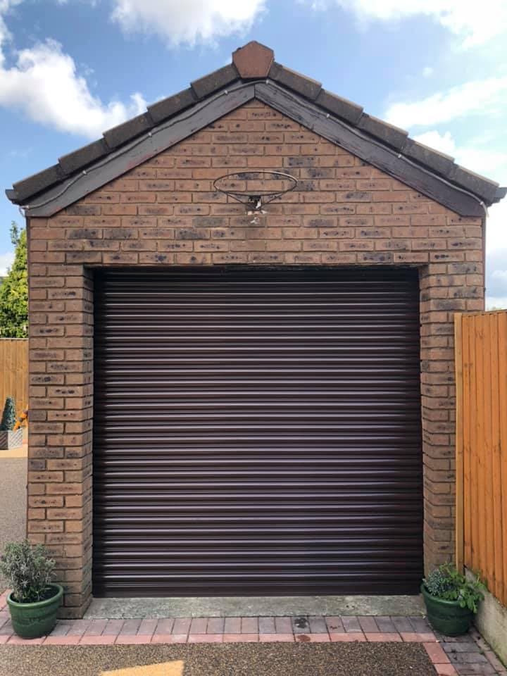 Roller garage doors